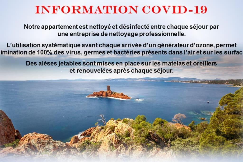 Port-Frejus, Le Paladien, Appartement 2 Pieces Climatise, Terrasse & Parking Ngoại thất bức ảnh