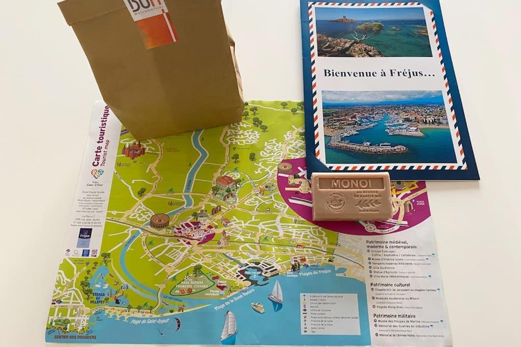 Port-Frejus, Le Paladien, Appartement 2 Pieces Climatise, Terrasse & Parking Ngoại thất bức ảnh