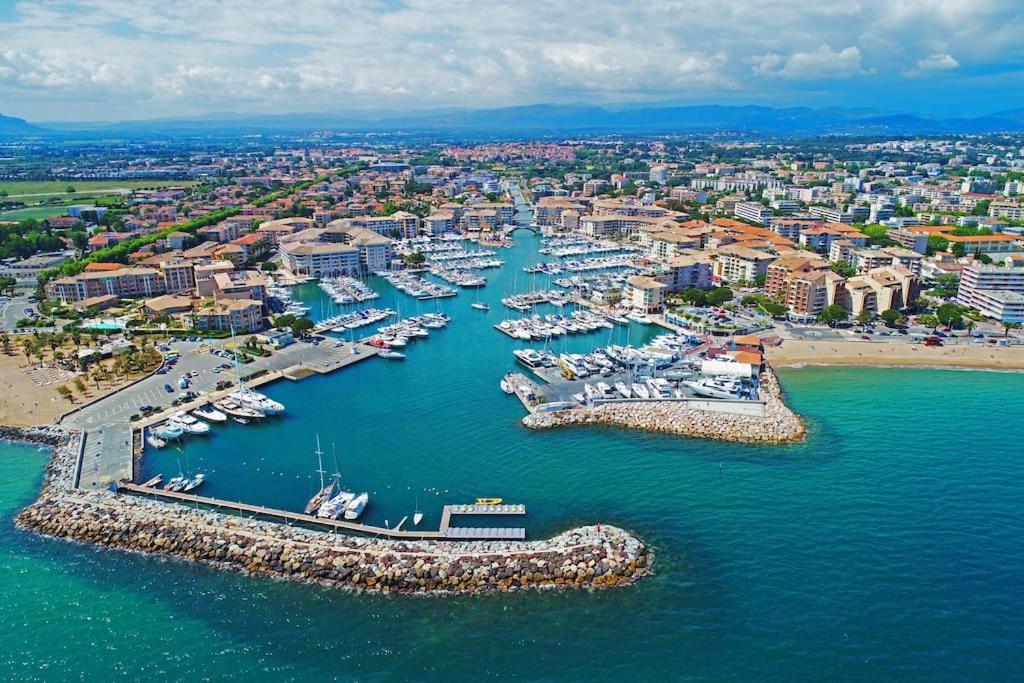 Port-Frejus, Le Paladien, Appartement 2 Pieces Climatise, Terrasse & Parking Ngoại thất bức ảnh