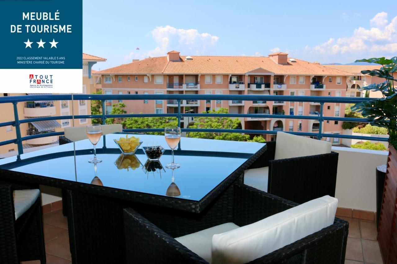 Port-Frejus, Le Paladien, Appartement 2 Pieces Climatise, Terrasse & Parking Ngoại thất bức ảnh